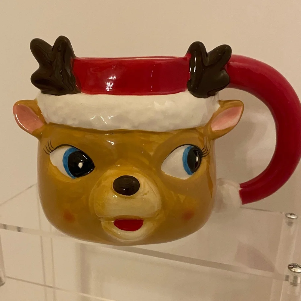 Cutie Reindeer Christmas Mug